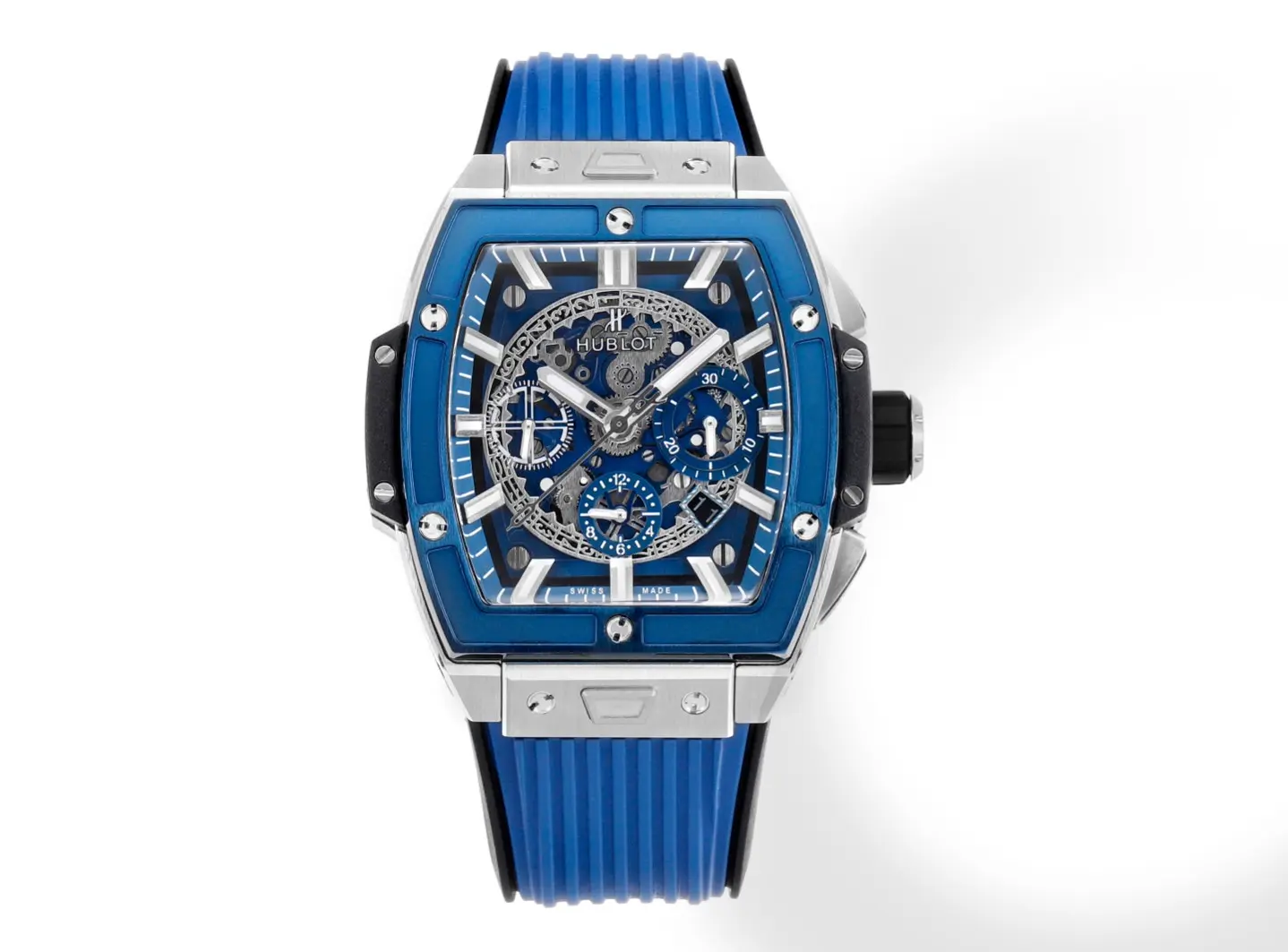 Affordable TW Factory HUBLOT Spirit of Big Bang Blue Titanium & Resin Limited Edition Watch – Model 642.NX.0170.RX – Best Replica Watch 7643